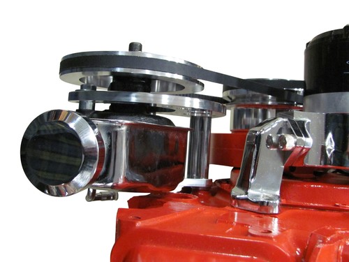 SBC Electric or Long Water Pump Saginaw Power Steering Bracket Chevy Small Block - 第 7/7 張圖片