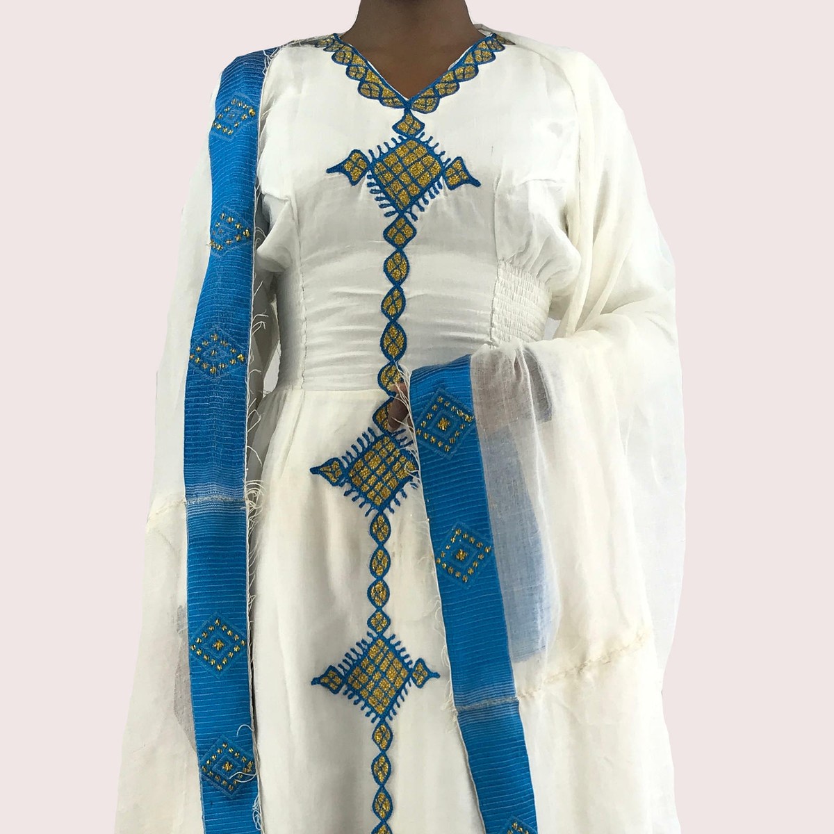 chinese dress ladies Green Design Axum Fetil Habesha Dress Ethiopian Dress Style Axum Dress M main image 0