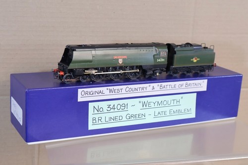 WESTWARD BAUSATZ GEBAUT BR 4-6-2 BATTLE of BRITAIN LOK 34091 WEYMOUTH om | Zustand: Used