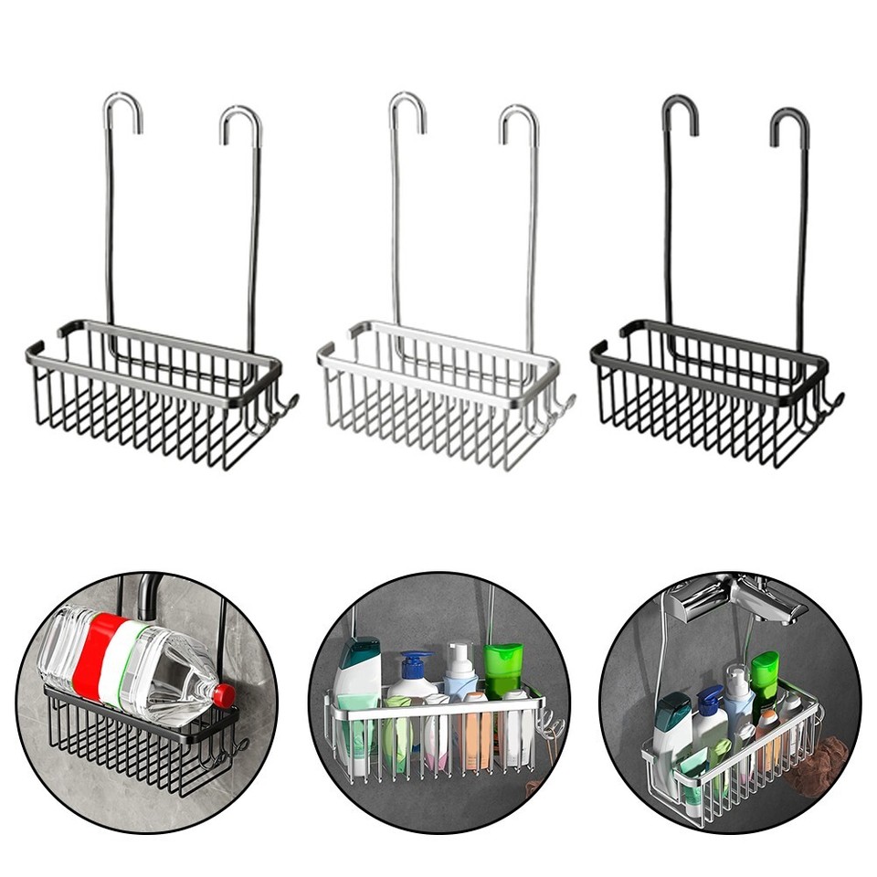 Convenient Bathroom Shower Faucet Storage Rack Store Your Essentials in