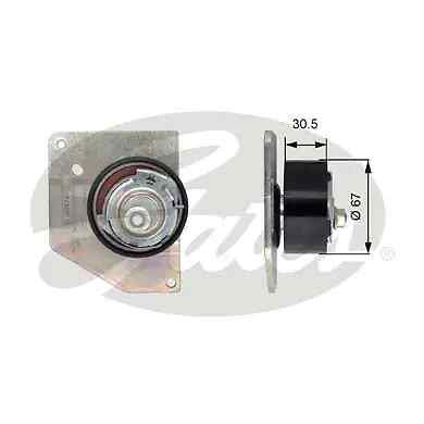 Rullo tenditore cinghia distribuzione T43207 GATES per SUZUKI RENAULT