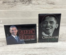 2008 Barack Obama For President Magnet Lot Of 2 Y2K 3”