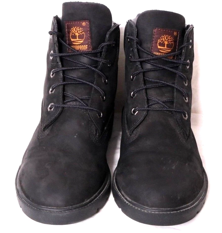 Timberland 10910 Classic Black WP Suede Premium 6" Ankle Boots Youth Boys 5 - Image 4 of 4
