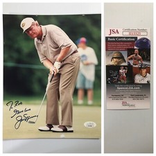 The Golden Bear Jack Nicklaus Signed Autograph 8x10 Photo - JSA - FREE SHIPPING 