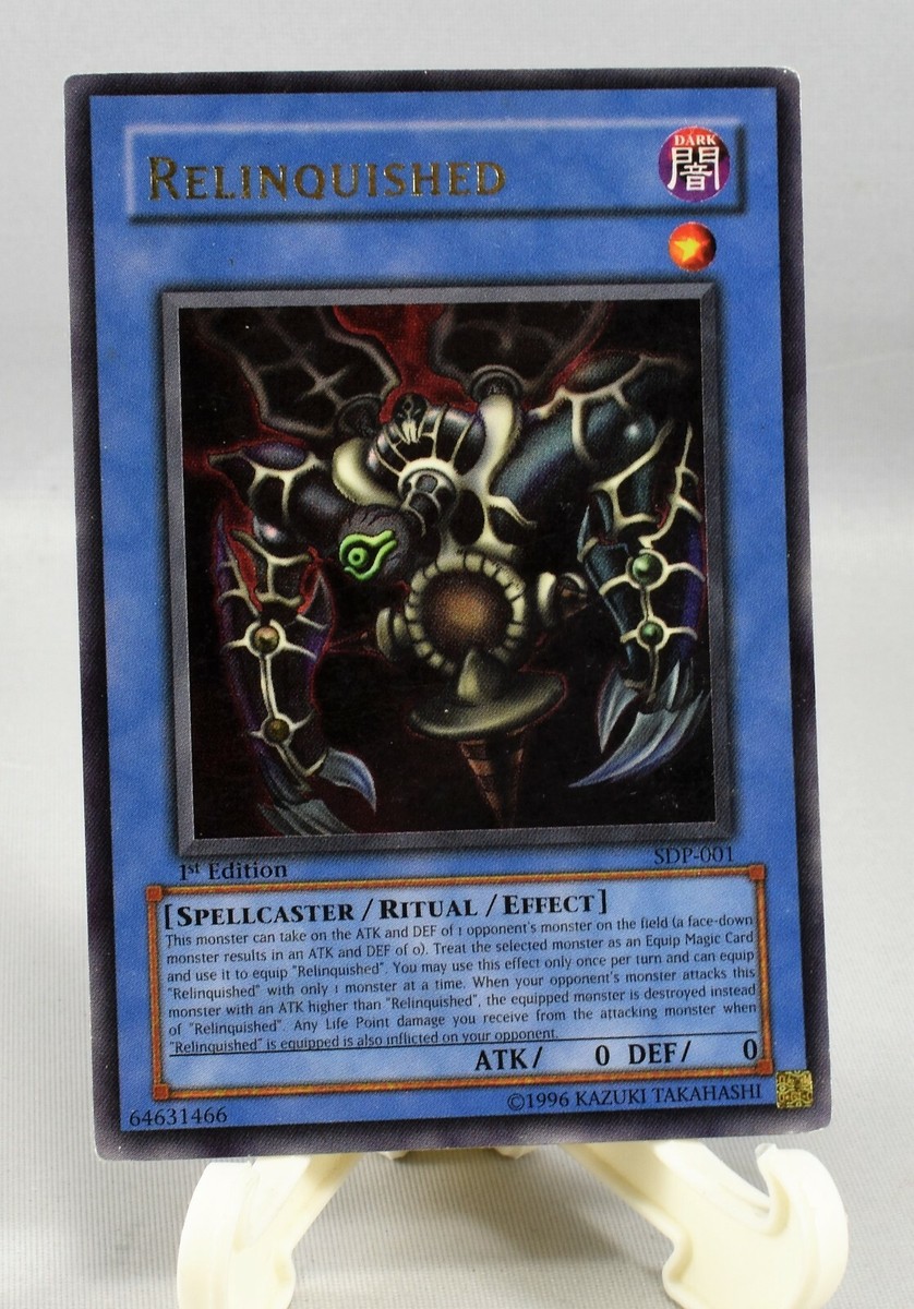 YuGiOh Relinquished SDP-001 - Ultra Rare - 1st Edition Holo