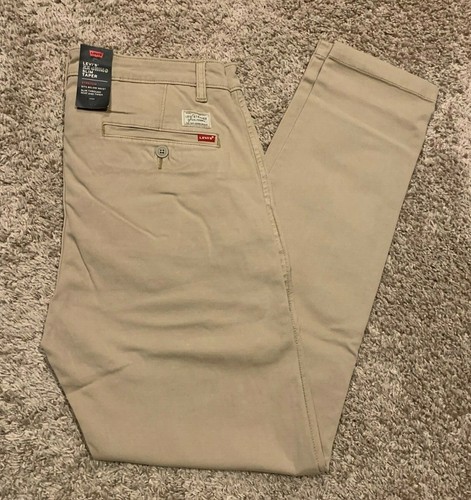 LEVI'S XX CHINO Slim Taper Fit Stretch Tan Men's 33X32 NWT RT$79.50 0011  D14 | eBay