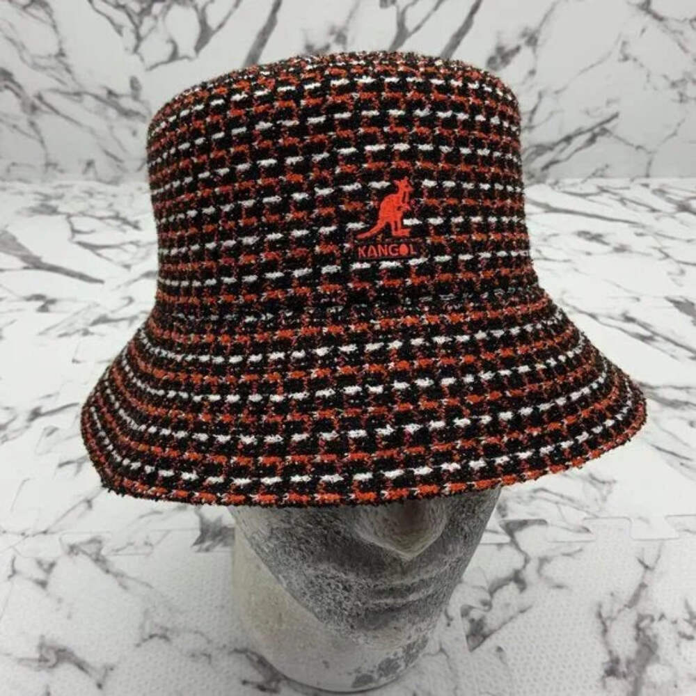 Men's Kangol Maze Jacquard Black | Red | White Casual Bucket