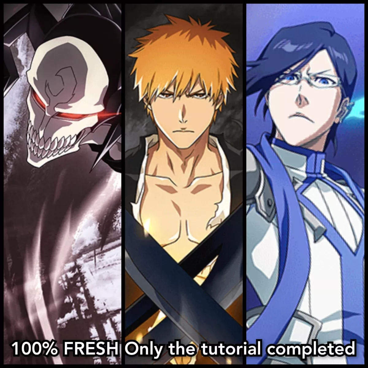 Bleach Brave Souls 7th Anni Ichigo OR Uryu PLUS TYBW *100% FRESH* GLOBAL  STARTER