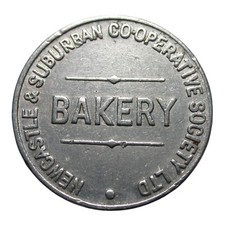 Australia New South Wales New Castle Bakery One Loaf Aluminum 27.4 mm Token