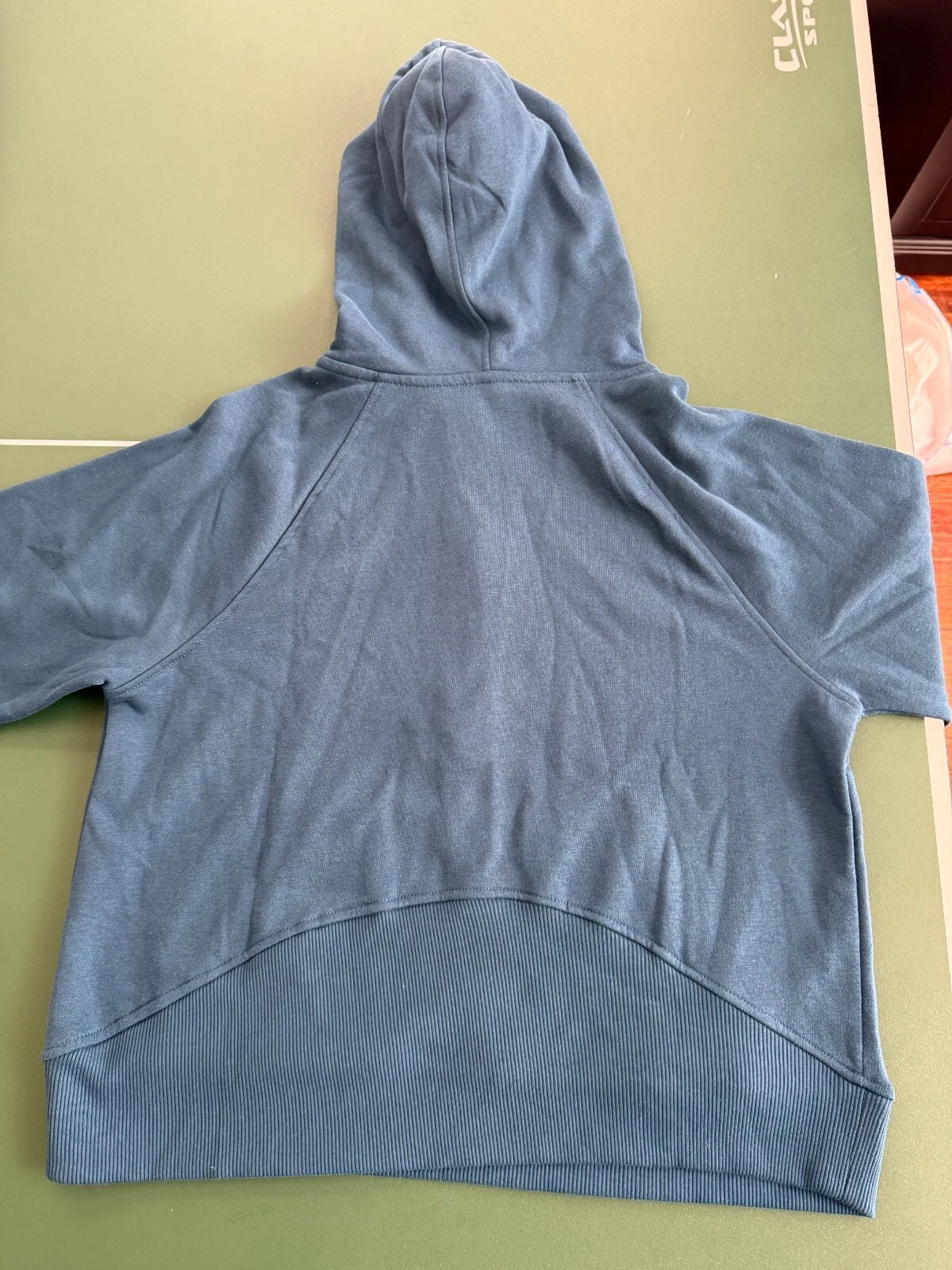 VETEMENTS Felpa con cappuccio mezza zip a costine Member's Mark DONNA ottime condizioni lu blu taglia Large