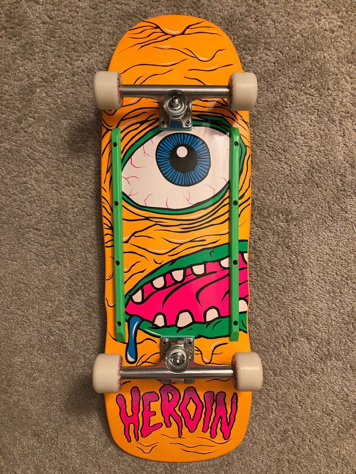 Skateboard Complete - Stained Red 8.25