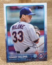 2015 Topps Update Series Tommy Milone Baseball Card US211 Twins A3