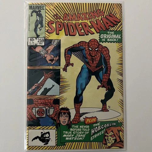 Amazing Spider-Man #259, VF+ Classic Costume Origin Mary Jane Watson