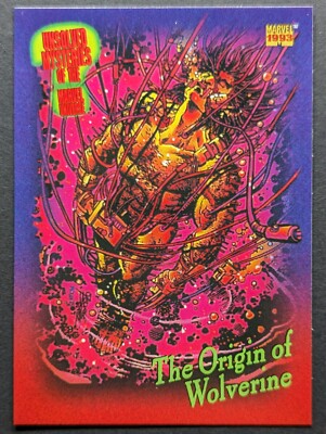 Origin of Wolverine 1993 Skybox Marvel Universe Card #136 (NM)