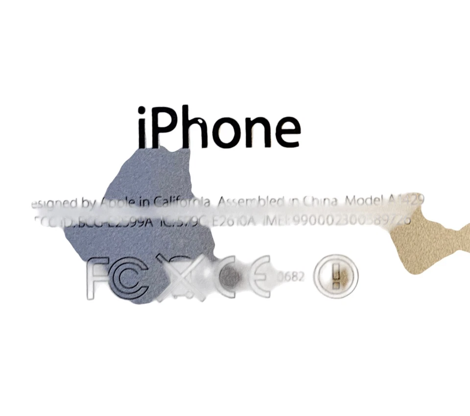 Apple iPhone 5 - 16 GB - Silver White (Unlocked) A1429 For Parts Only No Cord - Image 3 of 4