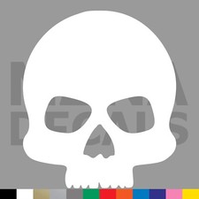 Skull Vinyl Die Cut Decal Sticker - Skeleton Bone