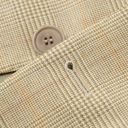 NWT $2895 SARTORIA PARTENOPEA Light Green Glen Plaid Wool Sport Coat 42 R - Picture 6 of 9