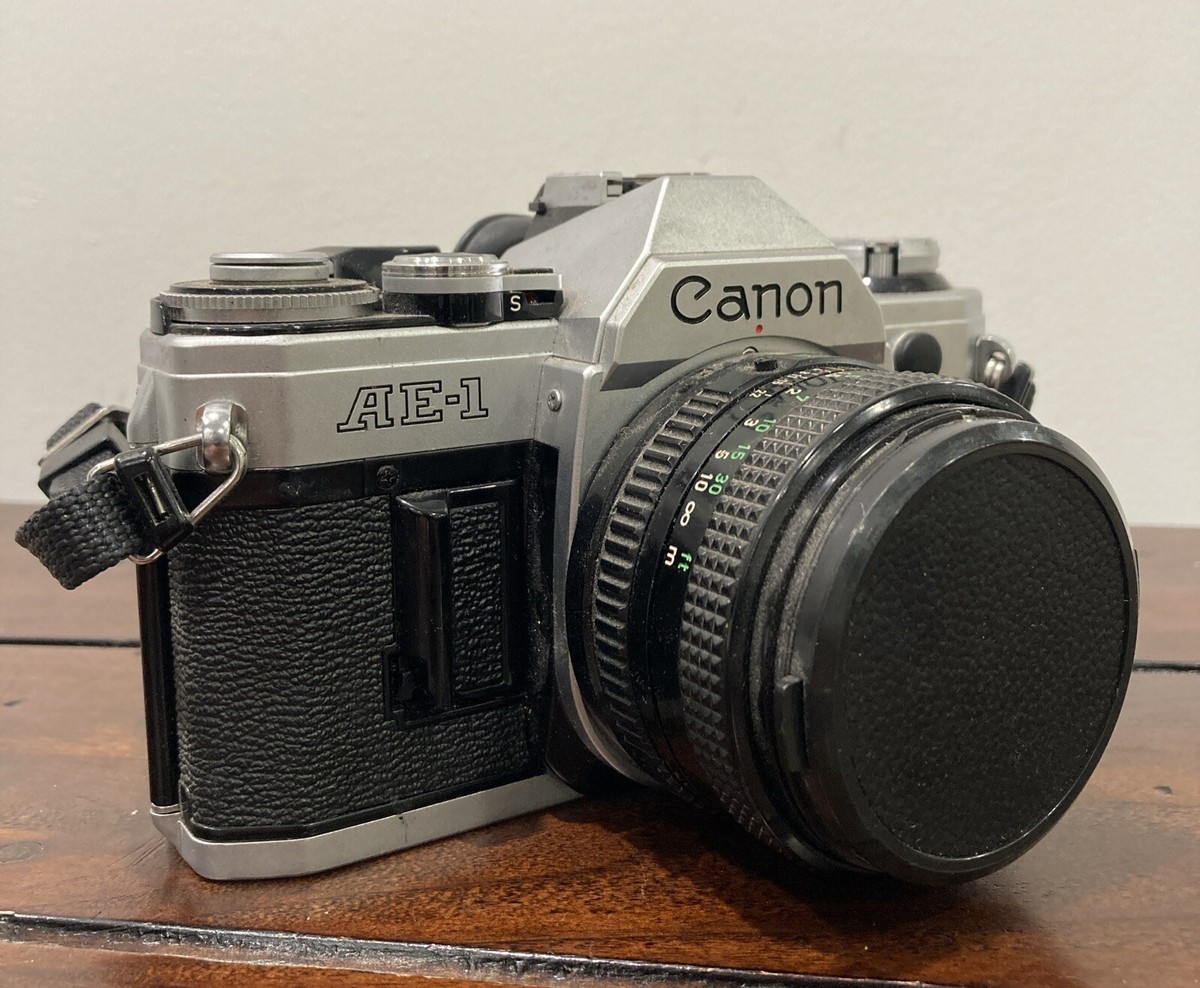 Vintage Canon AE-1 Camera 50mm Lens Japan | eBay