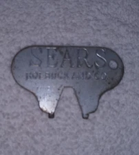 Vintage Sears Roebuck  Golf Shoe Spike Wrench/Key-ring tool
