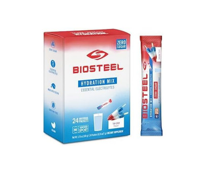 Biosteel Hydration Mix Zero Sugar Ice Pop Flavor Great Tasting 24 Packets NEW