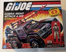 2022 Hasbro G.I. Joe Retro Collection Cobra Stinger W/Cobra Officer 3.75” New