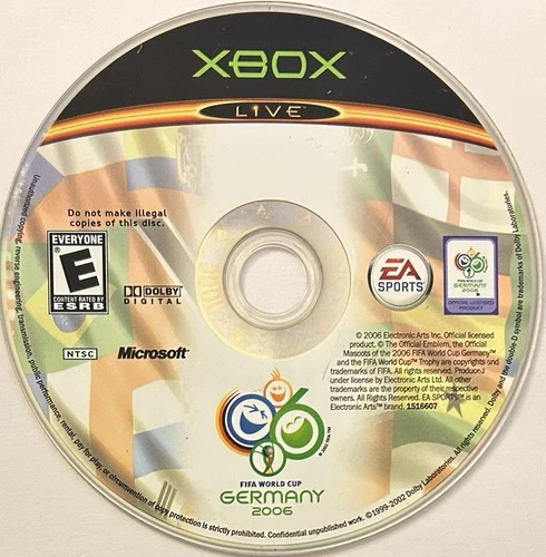 2006 FIFA World Cup (Microsoft Xbox, 2006) DISC ONLY | NO TRACKING | M864