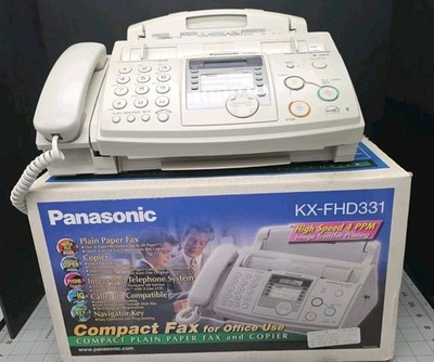 Panasonic KX-FHD331 Compact Plain Paper Fax Copier Telephone