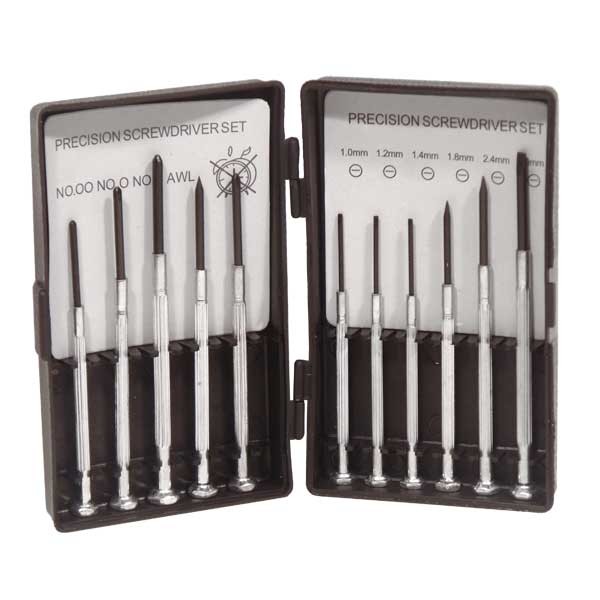 Mauk Mini PräZisions Schraubenzieher 11 Tlg. Set, Feinmechaniker, Werkzeug-image