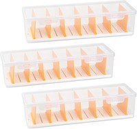 Kabel Organizer Box 3 StüCk Mit 7 Verstellbaren FäChern FüR BüRo Zuhause