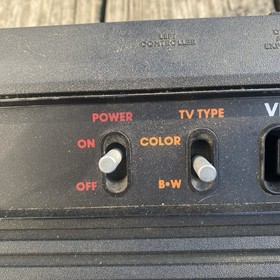 Atari 2600 Darth Vader Black Game Console OEM Controller Cords Untested Parts