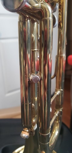 Borg Bb Student Trumpet With Original Zing Sling Case USED - Picture 12 of 14
