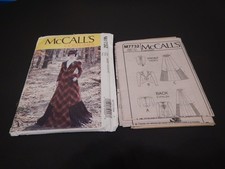 UNCUT McCalls COSTUMES M7732 PATTERN Victorian Costume Dresses SIZE AAX 4-10