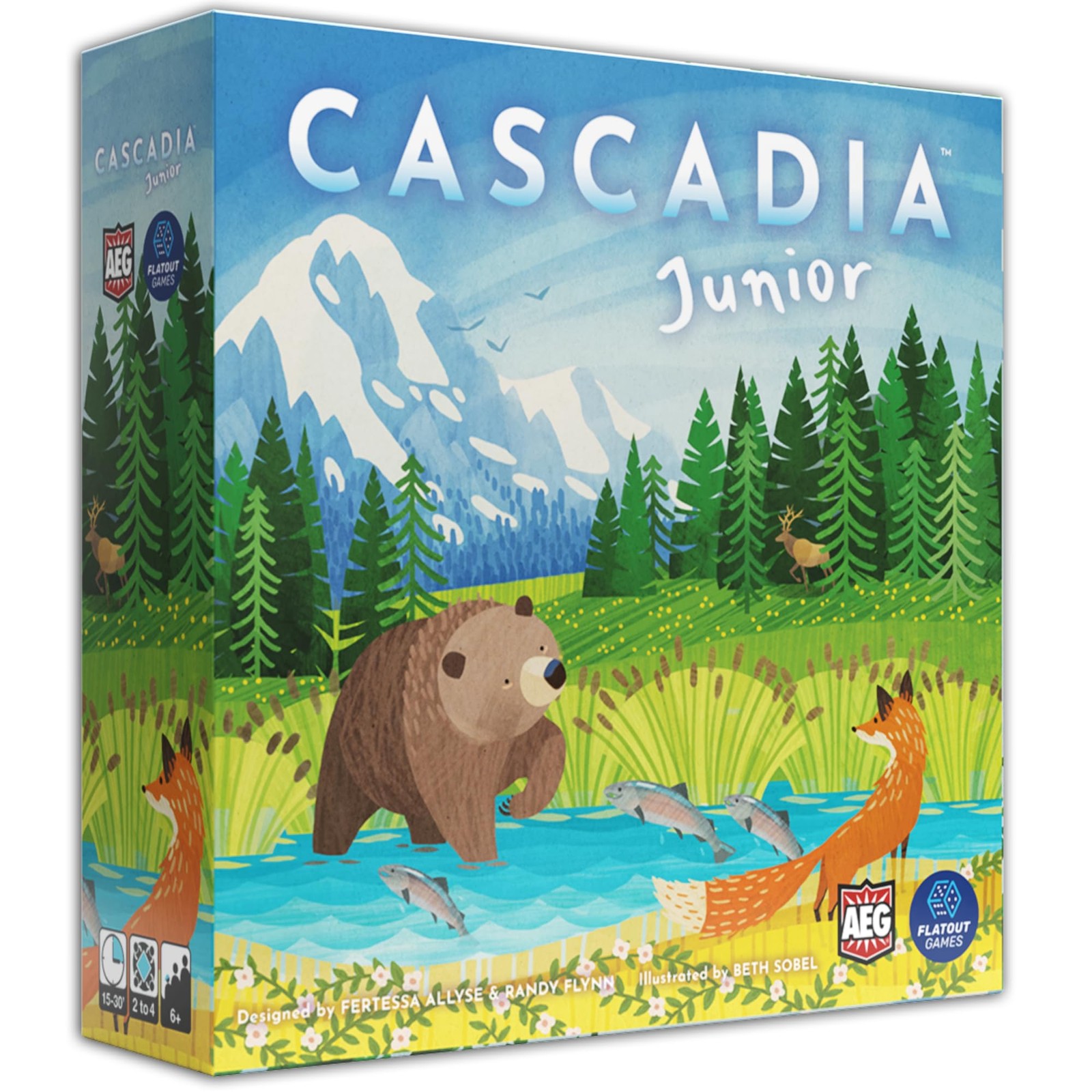 Alderac Entertainment Group Cascadia Junior Board Game in English for All Fami 11390₽