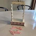 Vintage 1965 Skipper Suzy Goose Wardrobe Barbie HTF Doll Furniture and hangers