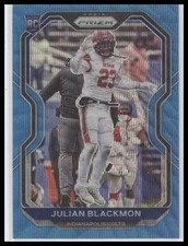2020 Panini Prizm #330 Julian Blackmon Prizm Blue Wave #/199