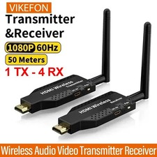 1080P Full HD Wireless HDMI Extender HDTV Wireless Transmitter Receiver 2024