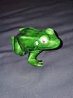 Large Vintage Green Pottery Frog — photo 3