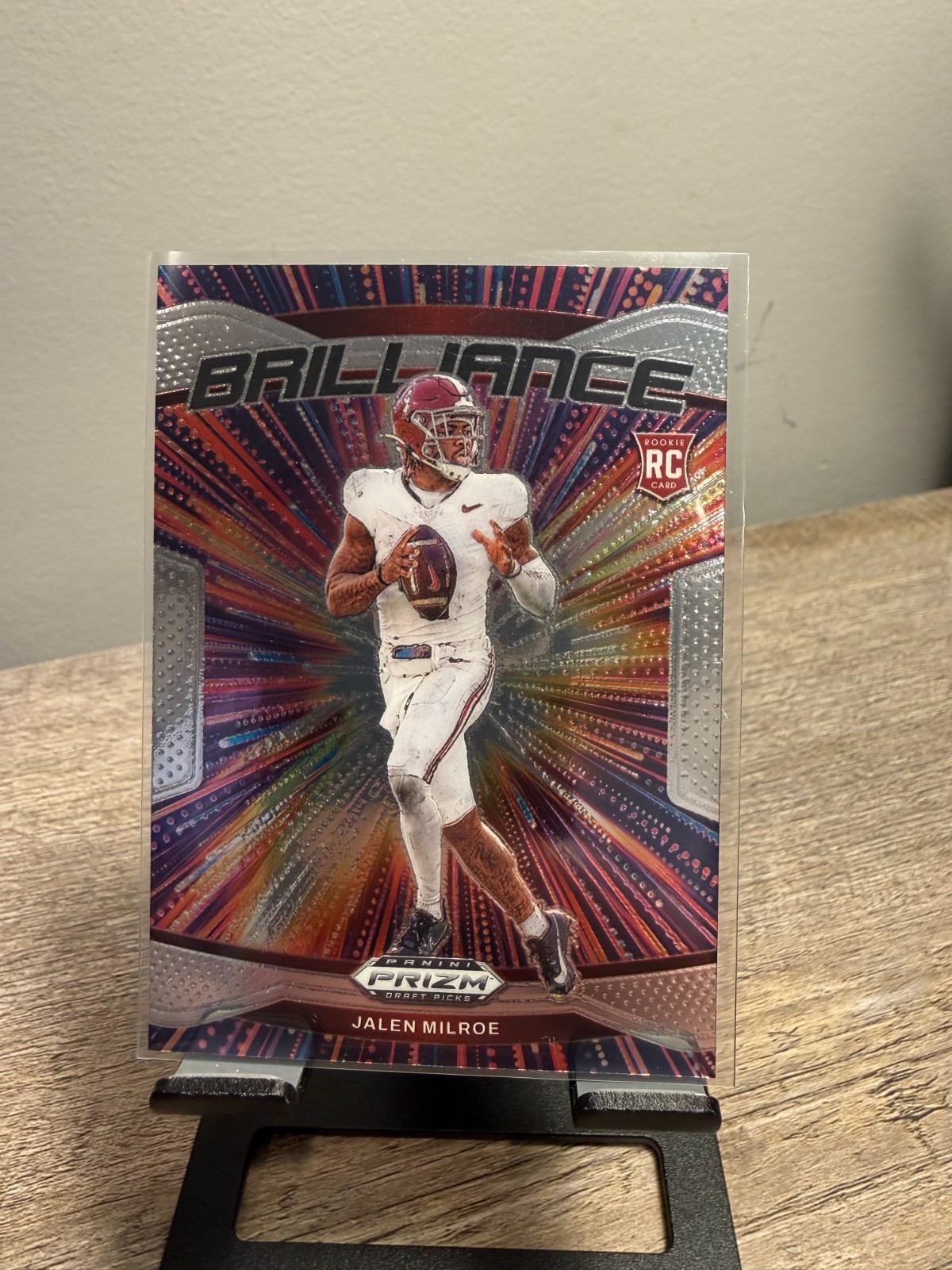 2025 Panini Prizm Draft Picks Jalen Milroe Brilliance RC #9 Alabama