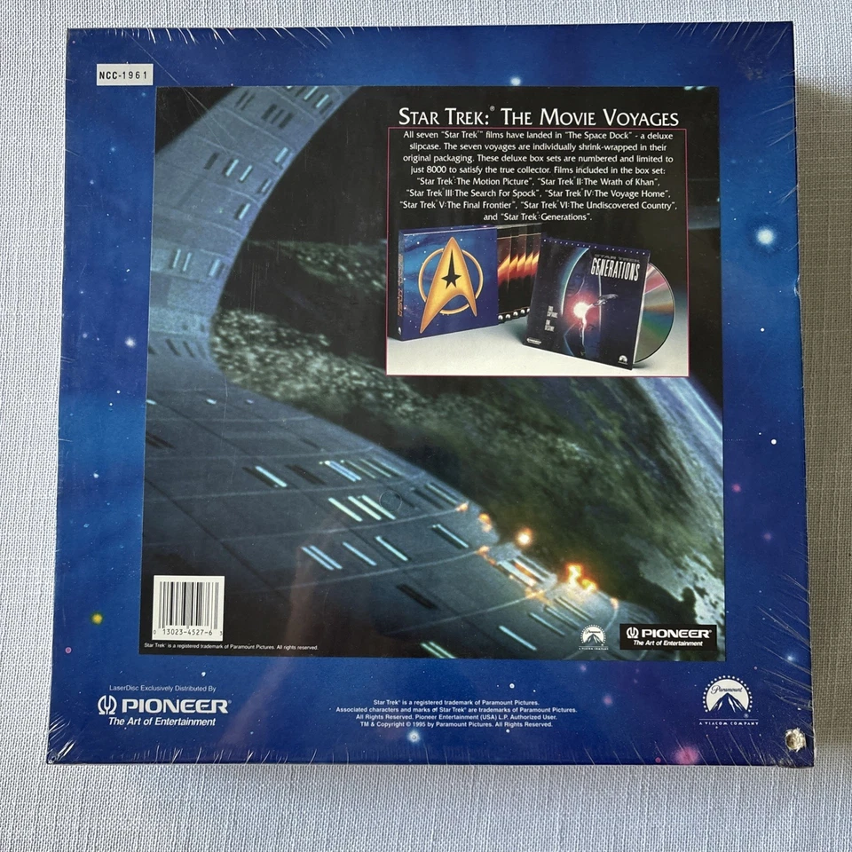 Star Trek: The Movie Voyages [7 Movies - 10 Discs] (LaserDisc, NTSC, USA, 1995) - Image 2 of 3