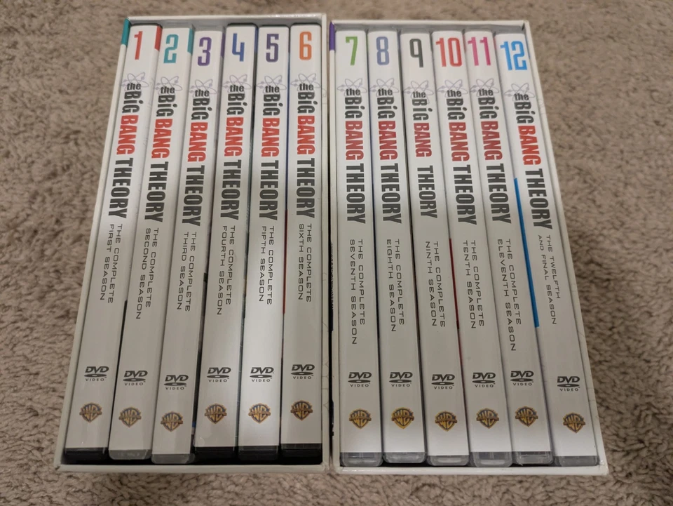 The Big Bang Theory Seasons 1-12 Complete Series Box Set (DVD, 2007-2018) - Image 2 of 4