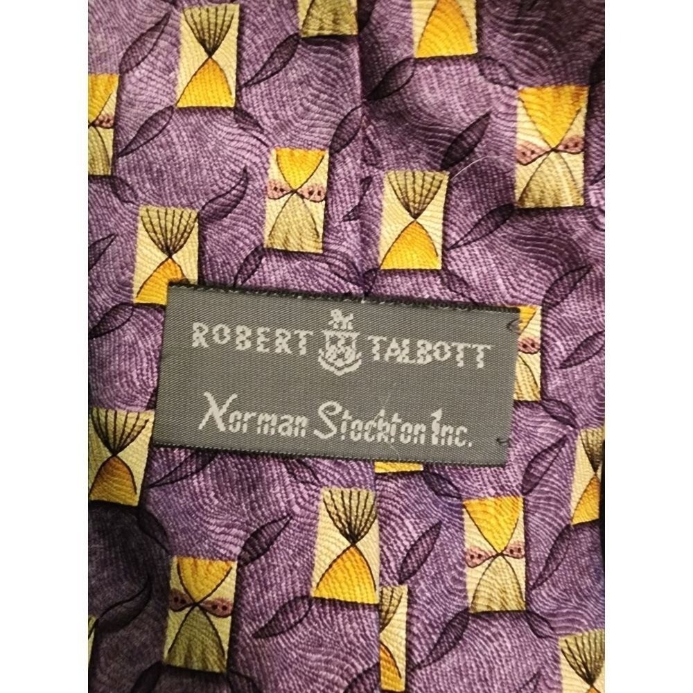 Robert Talbott Necktie Geometric Pattern Silk Tie… - image 3
