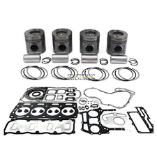 3135M111 4115P015 Piston & Rings Full Gasket Set For Perkins 1104C-44T CAT 3054C