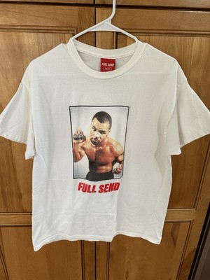 Full Send M 44  Iron Mike Tyson White T Shirt