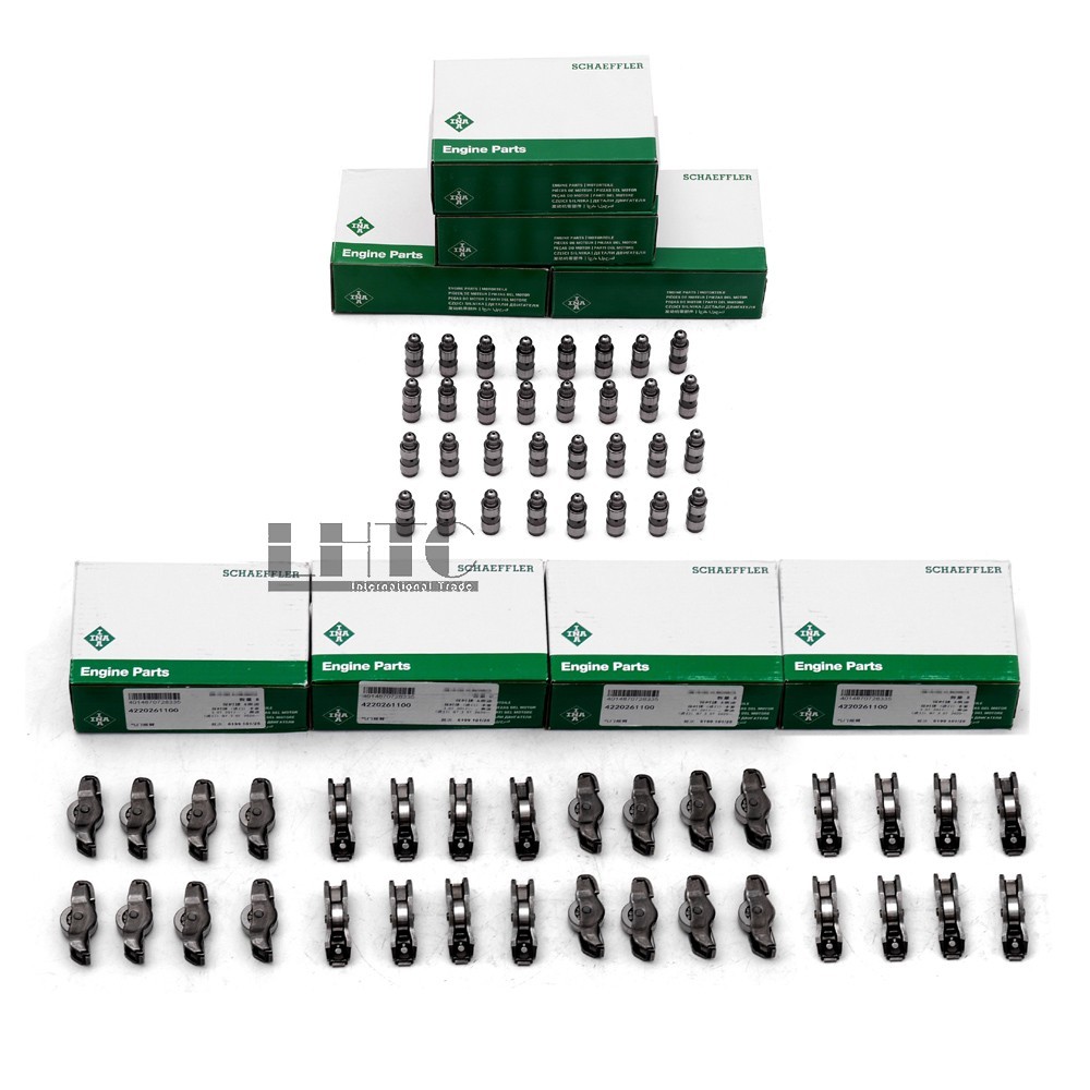 32Pcs Rocker Arms & Lifters Tappets INA For Audi RS6 RS7 C8 Porsche Bentley 4.0T