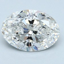 2.03ct Oval Lab Grown Loose Diamond GIA Certified F/VS1 + Free Ring (2437630793) 1236.18 per carat