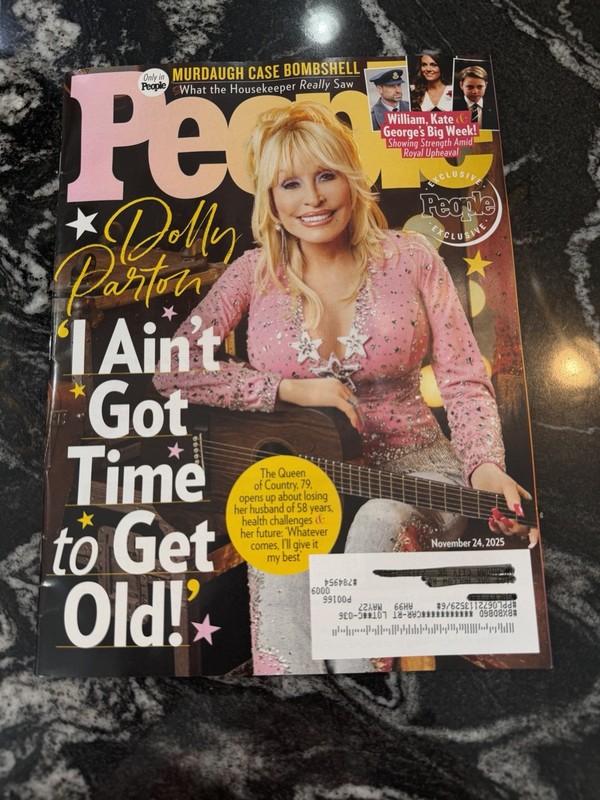 People Magazine November 24th 2025 Dolly Parton