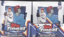 2-2022 Topps Finest Baseball Master Boxes (sold As 2 Master Box Set)