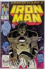 Iron Man #262 Marvel Comics 1990 Direct Edition F+ Sleeve & Board