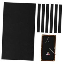 Billiard Cloth 8.53ft Pool Table Felt with 6 Cloth Strips Pre Cut Pool Black