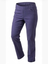 Alfred Dunner Petite Pants Womens 10P Purple Bottoms Casual Work 5-pocket